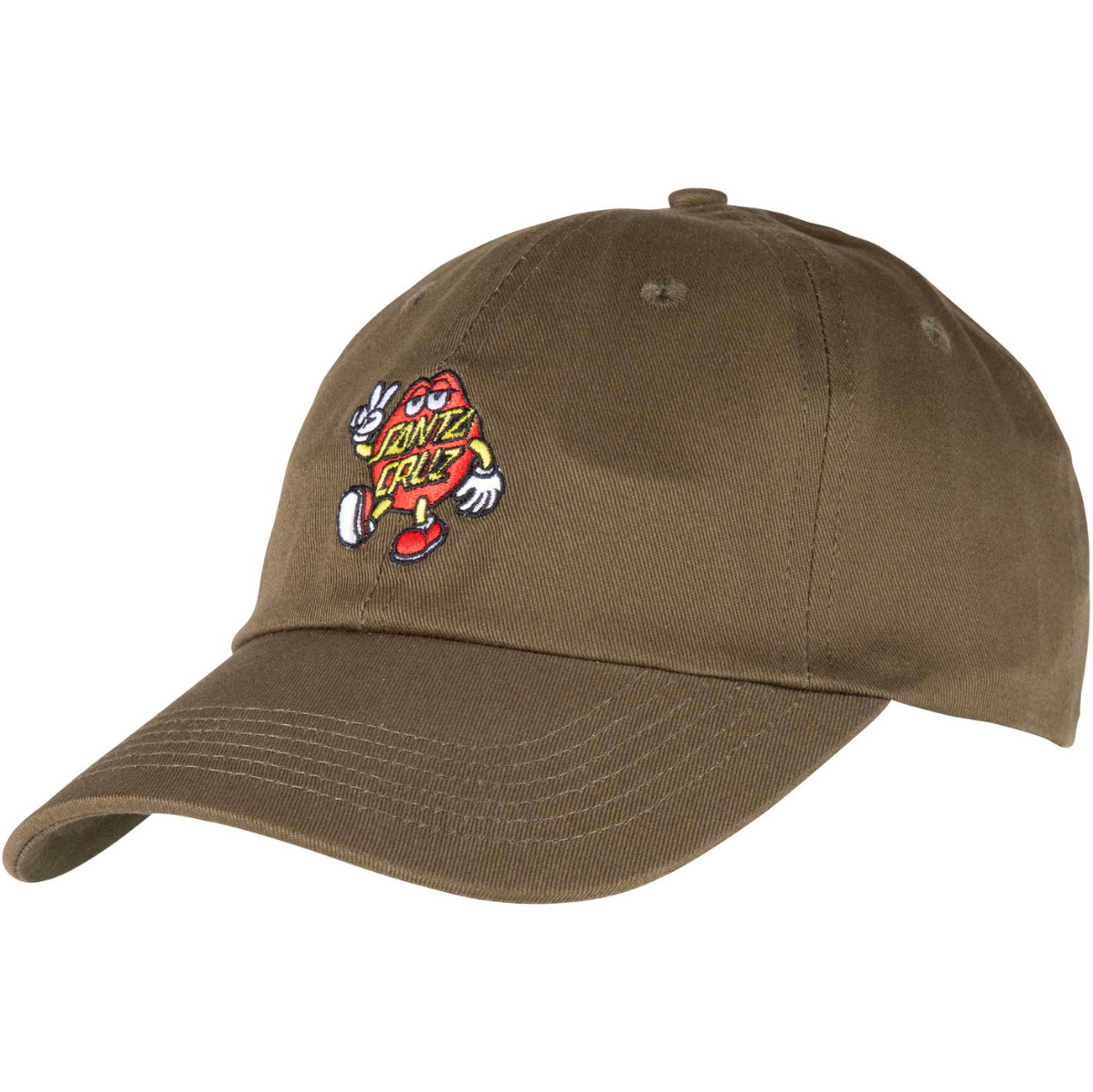 2026 Santa Cruz Mens Dot Guy Cap SCA-CAP-9567 - Deep Olive